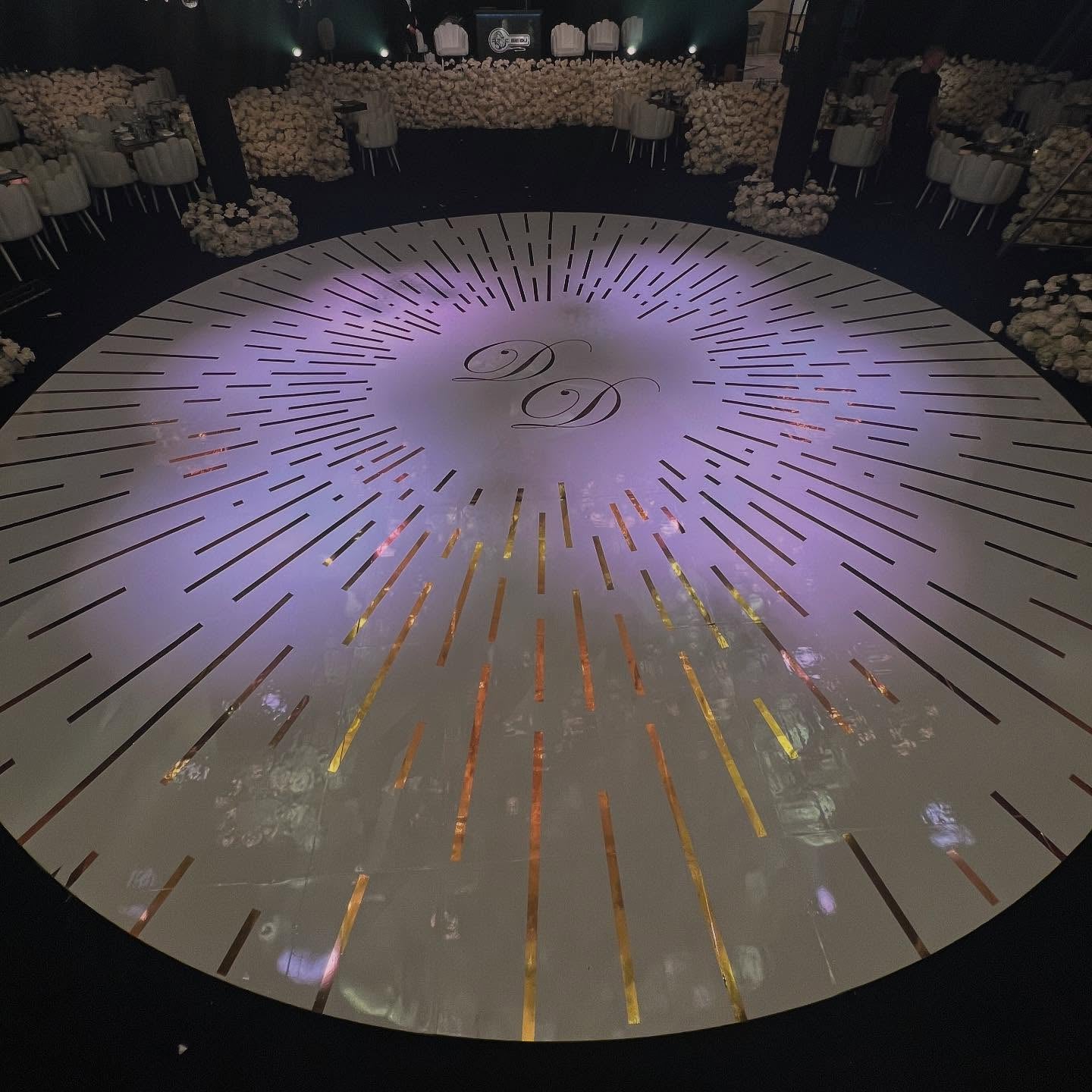 Round Dancefloor Rentals 21  feet